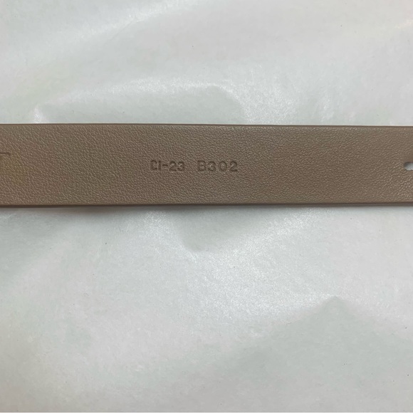 $590 Salvatore Ferragamo Beige Braided Leather Belt Size 75 cm - Picture 5 of 10